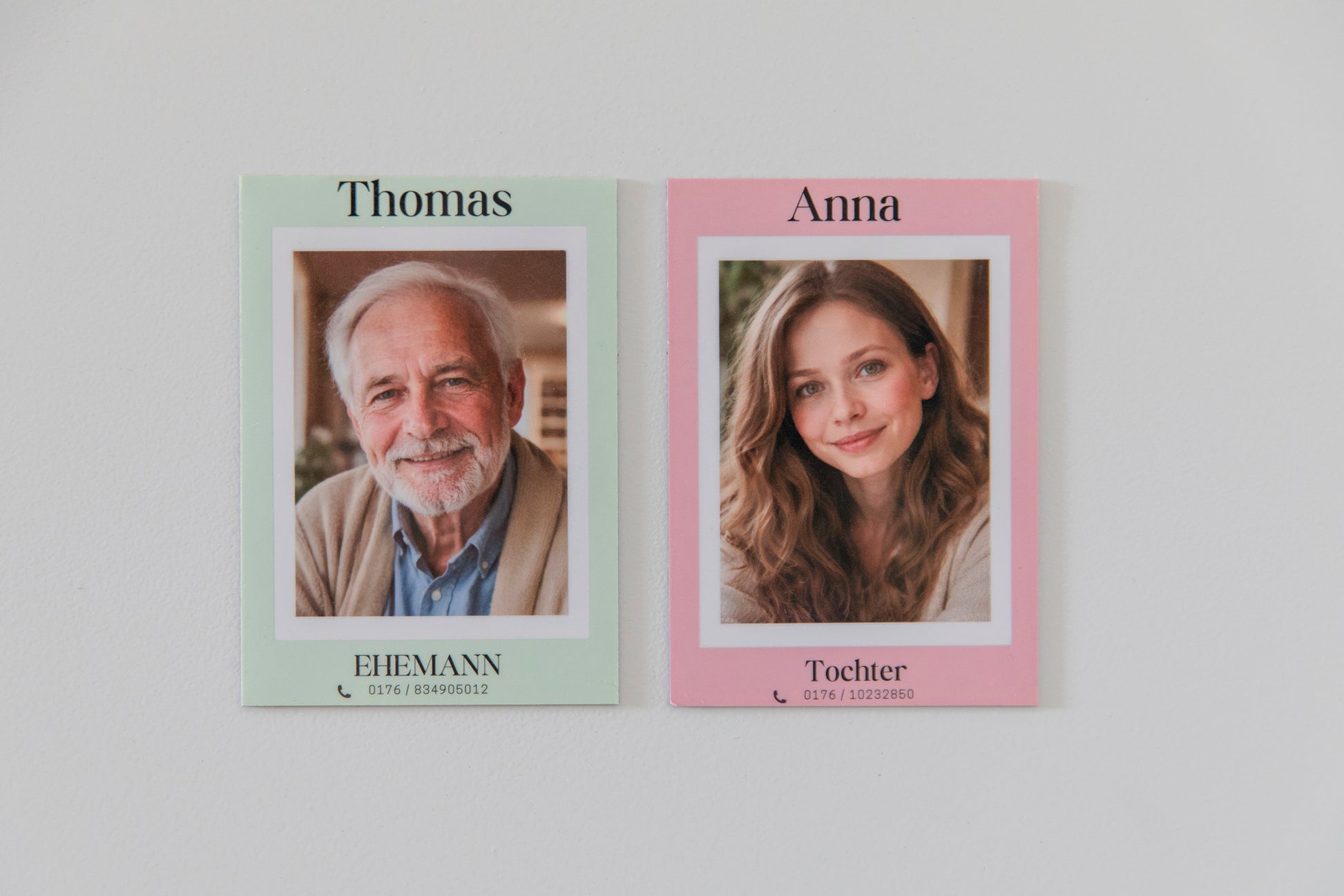 Demenz-Orientierungshilfe „Wer ist wer?“ – Personalisierte Foto-Magneten für den Alltag