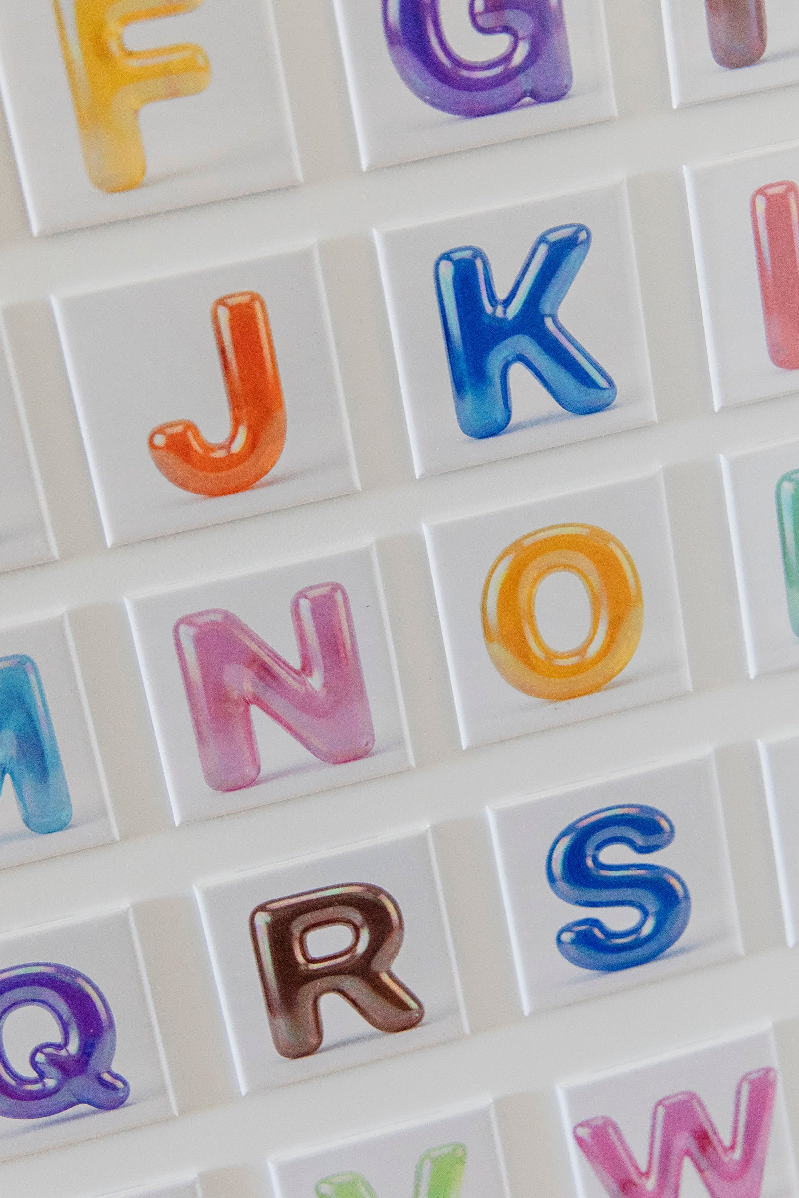 Bunte Lern-Magnete „Das ABC von A bis Z“ | Spielerisch Buchstaben lernen
